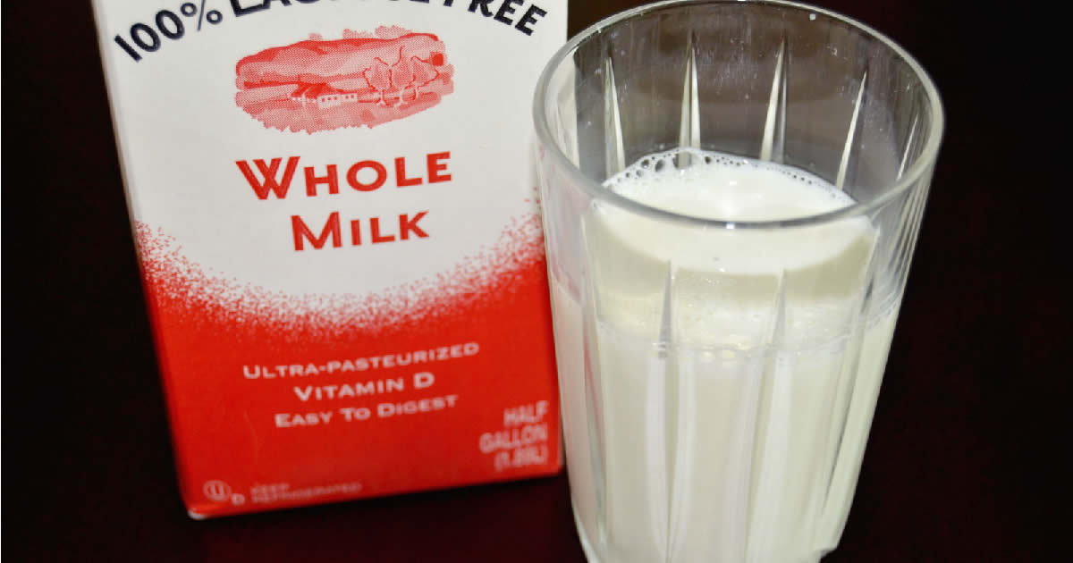 コップ一杯でビタミンB12が豊富に含まれる牛乳